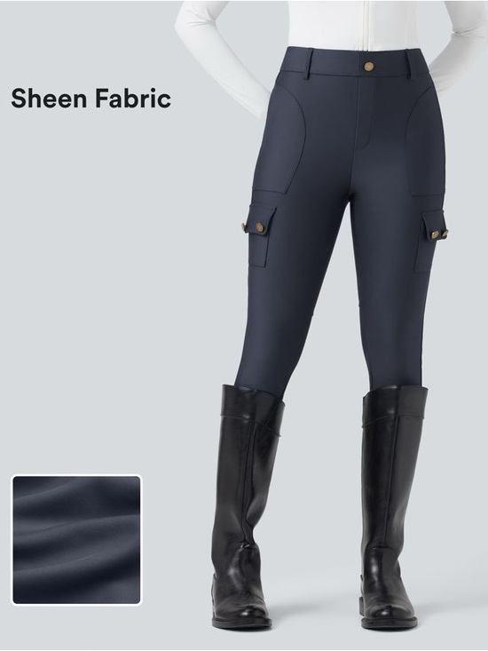 HALARA Pants - Halara High Waisted Sheen 7/8 Leggings with Pockets xl